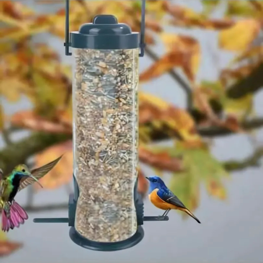 Outdoor Hanging Bird Feeder – Multi-Hole Food Dispenser for Small Birds