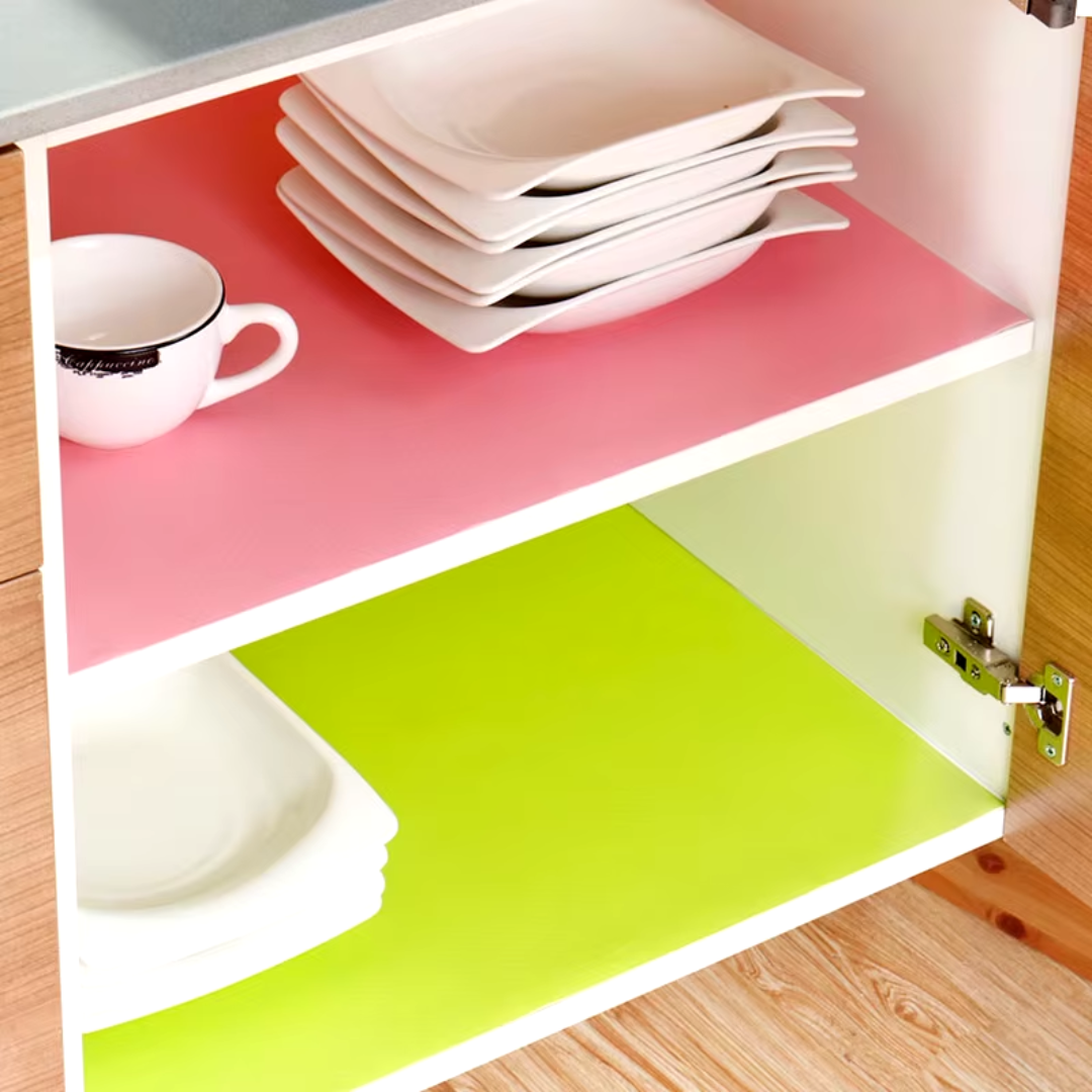 Reusable Shelf Liners: Moisture-Proof, Waterproof, and Dust-Resistant Cabinet and Drawer Mats – Anti-Slip Kitchen Table Pads