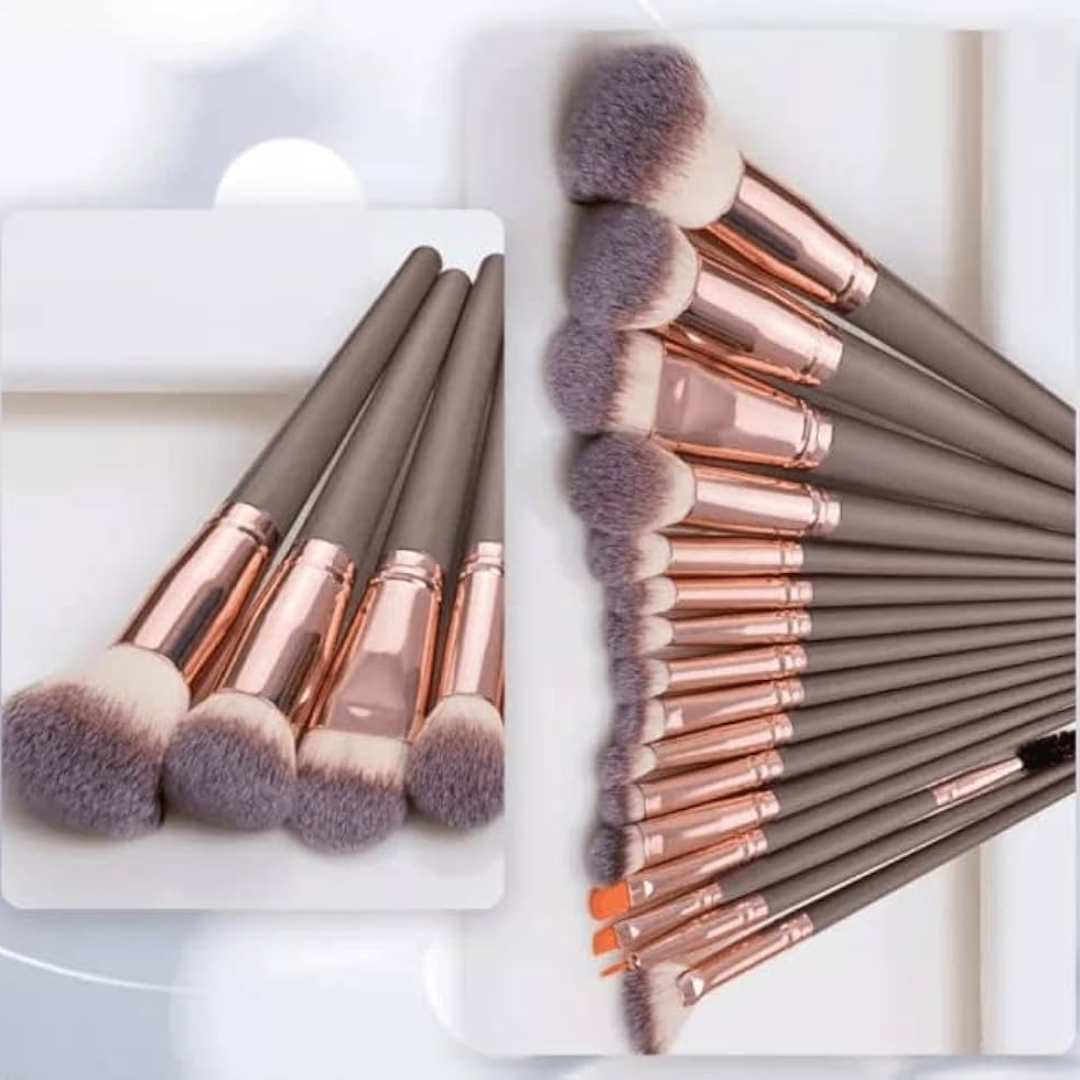 Makeup Brush Set - Foundation, Eyeshadow &amp; Blush Blending Tools