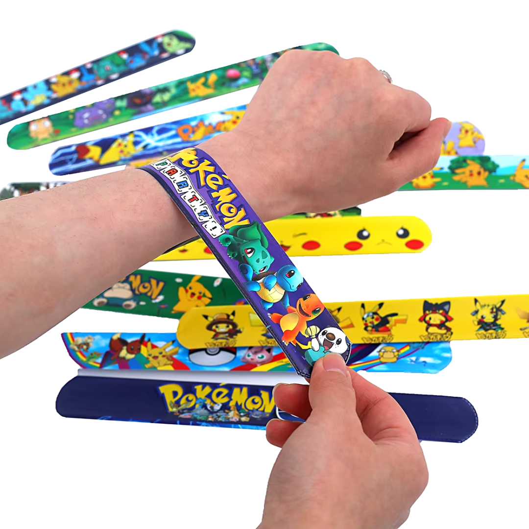 Cute Pokémon Pikachu Bracelet Wristbands – Variety of Anime Doll Characters