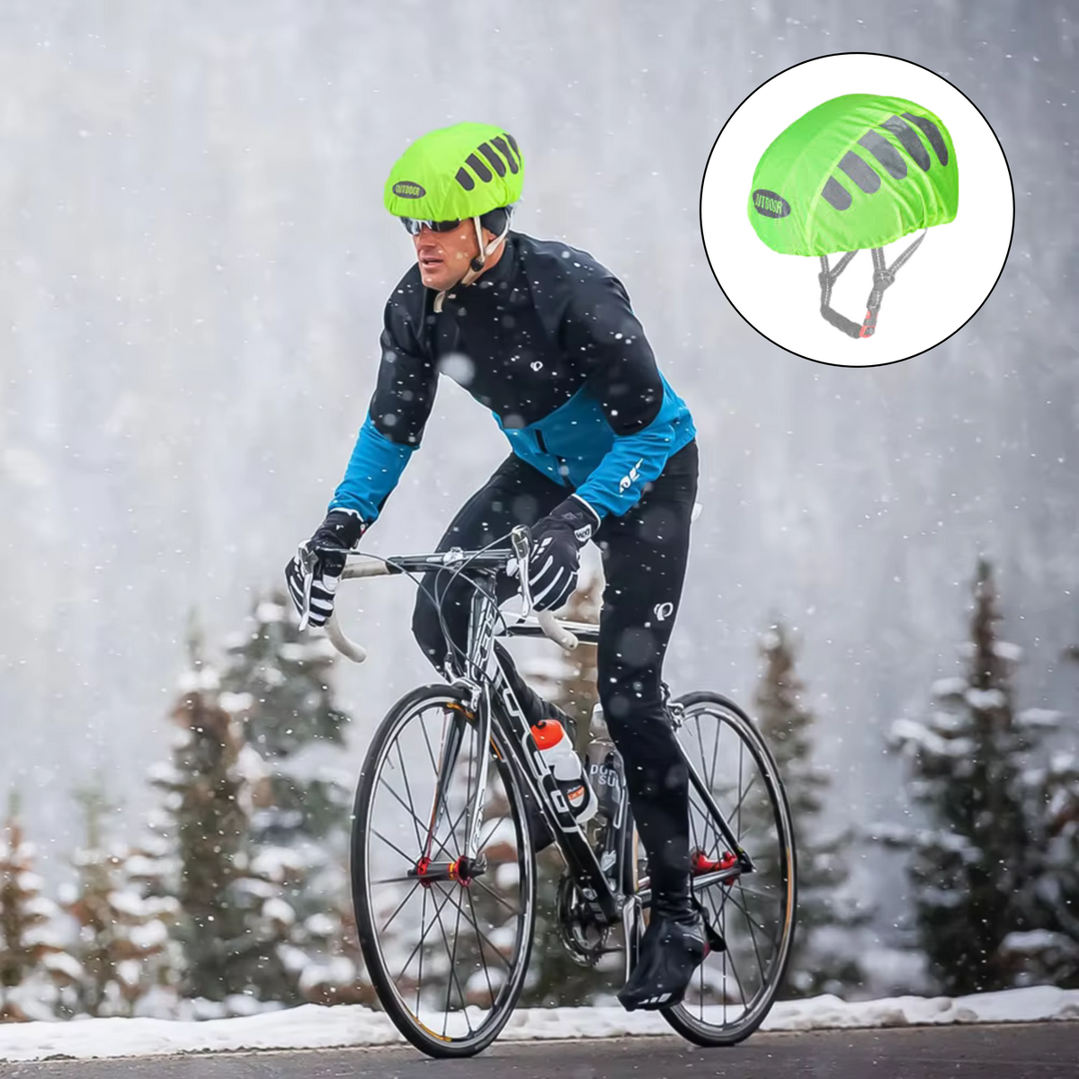 Waterproof &amp; Windproof Bicycle Helmet – Ultimate Protection for All-Weather Riding