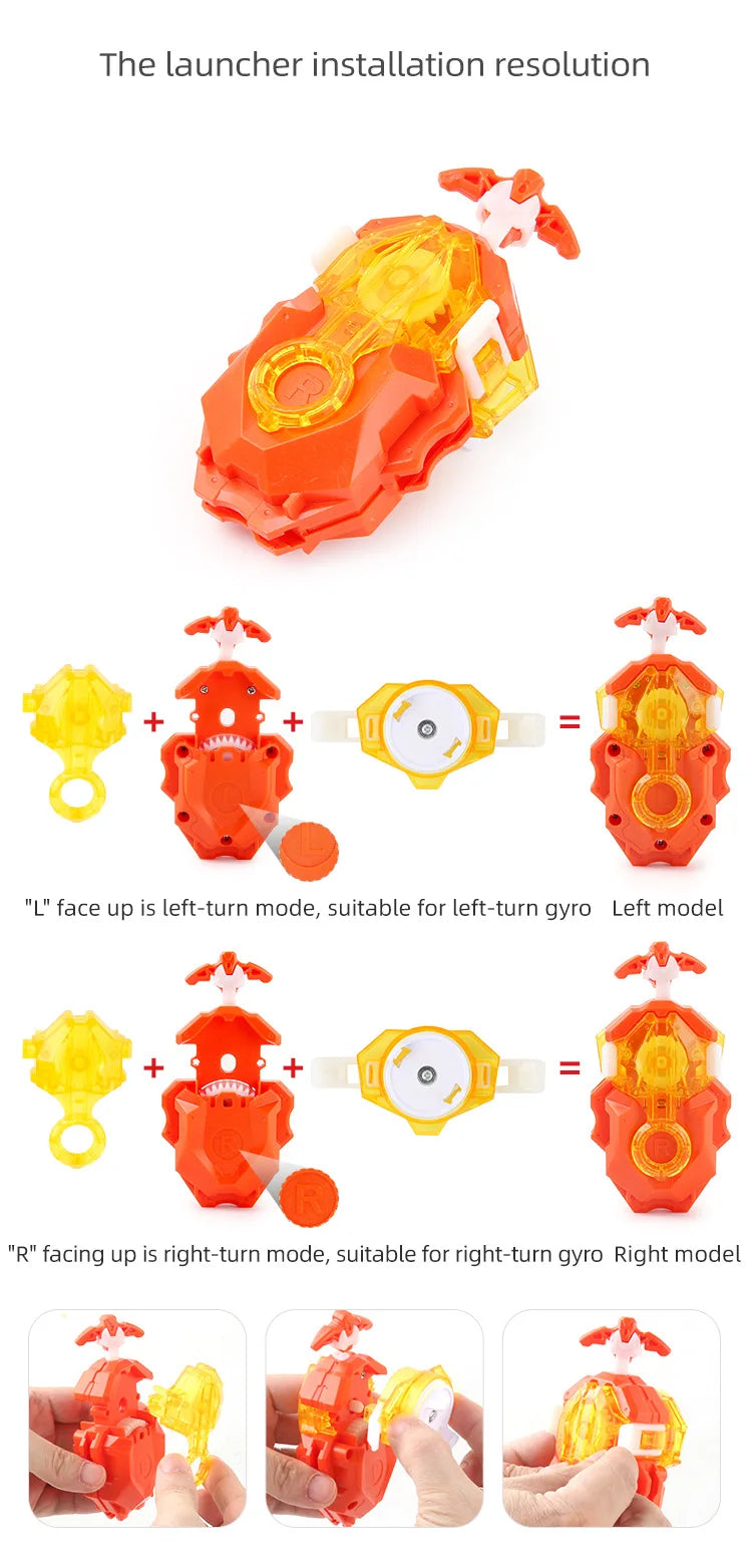 TAKARA TOMY Beyblades Accessories Wire Launcher Two-way Anttena Toys Parts for Children MQ-B184