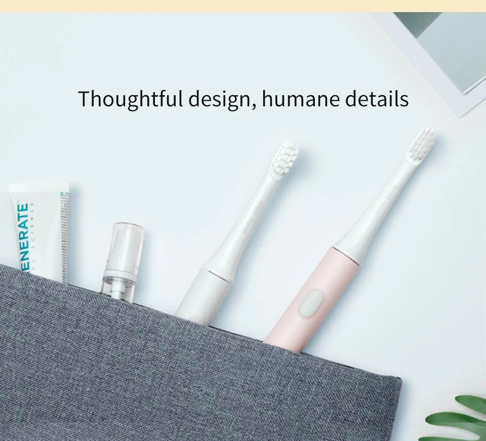 Xiaomi Mijia T100 Sonic Electric Toothbrush - USB Rechargeable &amp; Waterproof