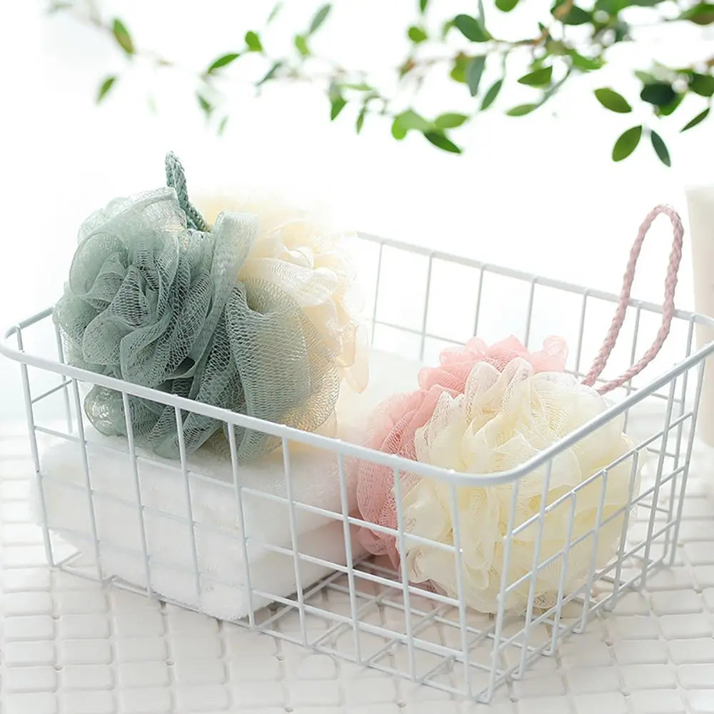 Soft Shower Mesh Exfoliating Sponge - Body Scrub &amp; Back Brush for Skin Care Bathing Accessories