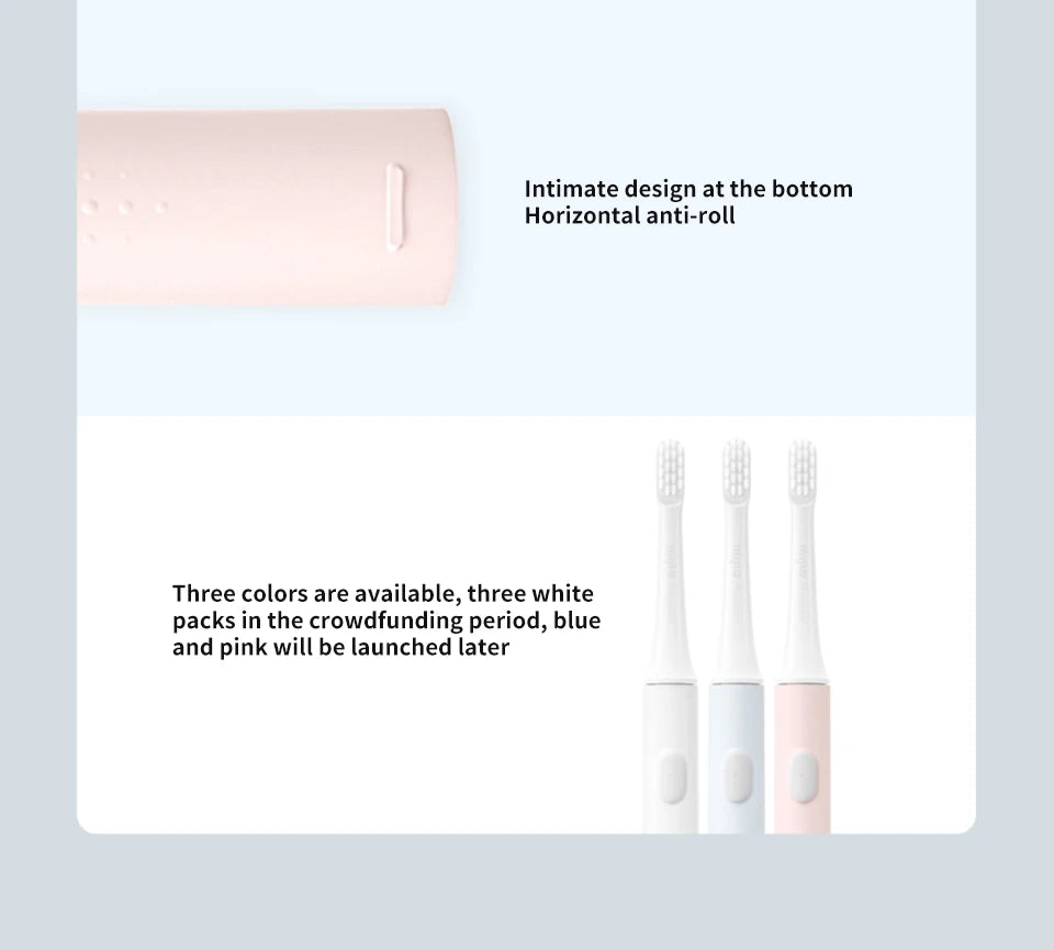 Xiaomi Mijia T100 Sonic Electric Toothbrush - USB Rechargeable &amp; Waterproof