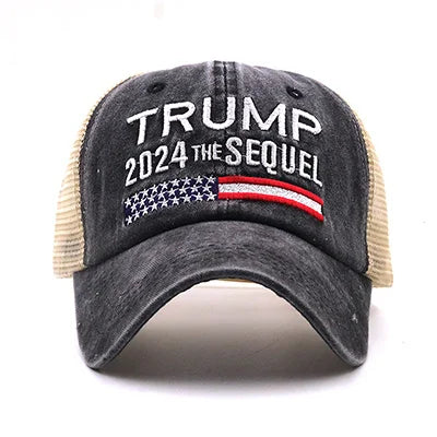 Trump 2024 MAGA Hat – Embroidered Mesh Cap for Republicans