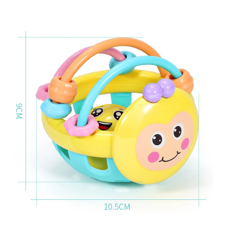 Educational Sensory Teether Rattle Toys for Infants Aged 0-12 Months