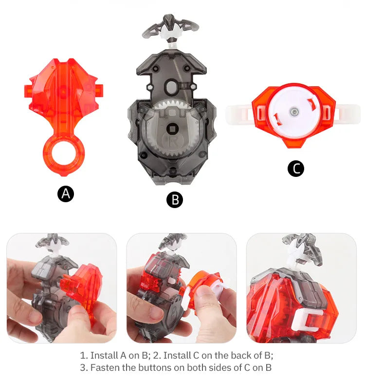 TAKARA TOMY Beyblades Accessories Wire Launcher Two-way Anttena Toys Parts for Children MQ-B184