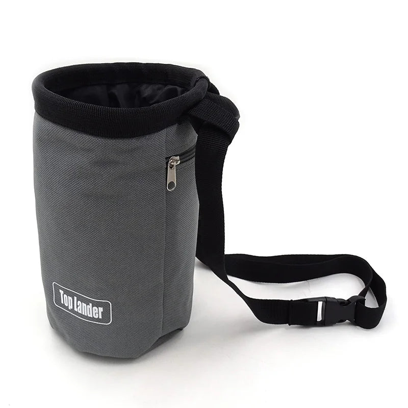 Waterproof Magnesia Chalk Bag with Pocket – Ideal for Climbing, Bouldering &amp; Weight Lifting