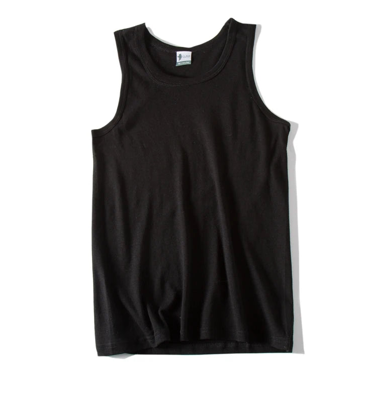 Hot Sale 3pcs / 100% Cotton Mens Sleeveless Tank Top Solid Muscle Vest Undershirts O-neck Gymclothing Tees Whorl Tops