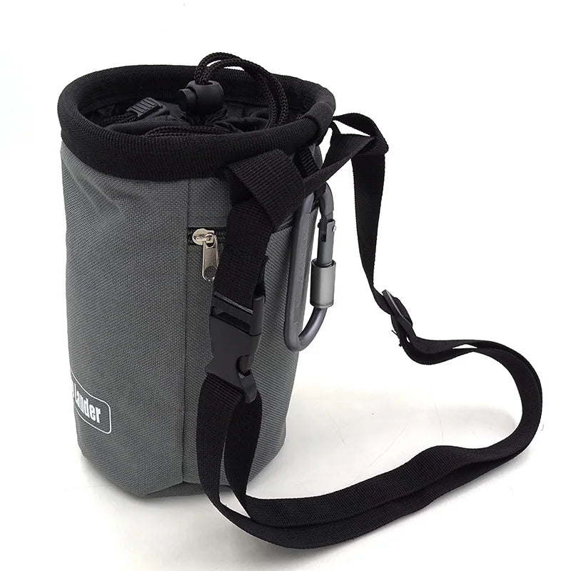 Waterproof Magnesia Chalk Bag with Pocket – Ideal for Climbing, Bouldering &amp; Weight Lifting