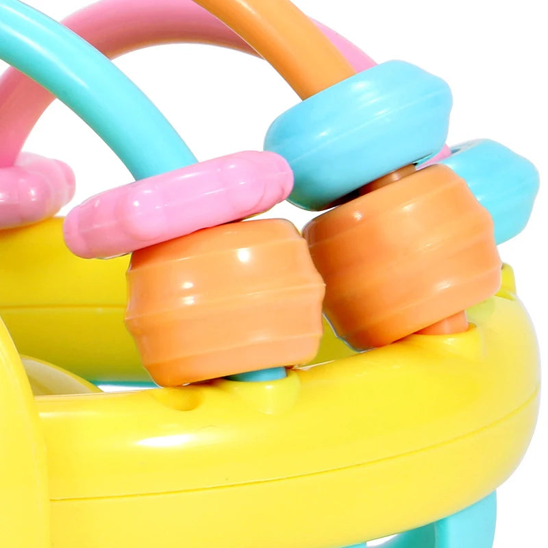 Educational Sensory Teether Rattle Toys for Infants Aged 0-12 Months