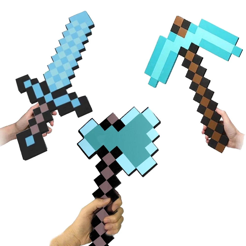 Minecraft Foam Toy Sword – Children’s Size Role-Playing Accessory, Perfect for Video Game Fans and Collectible Gifts