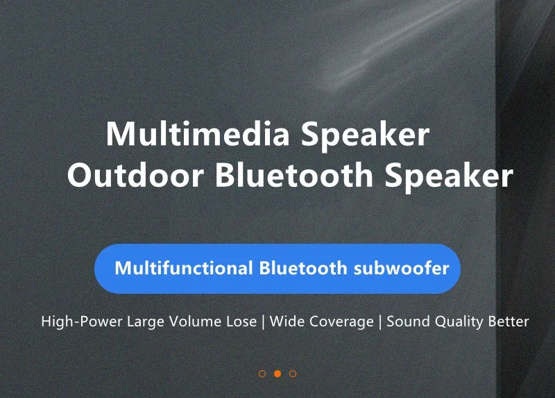 30W Wireless Column Bluetooth Speaker - Portable Subwoofer for Parties with Microphone