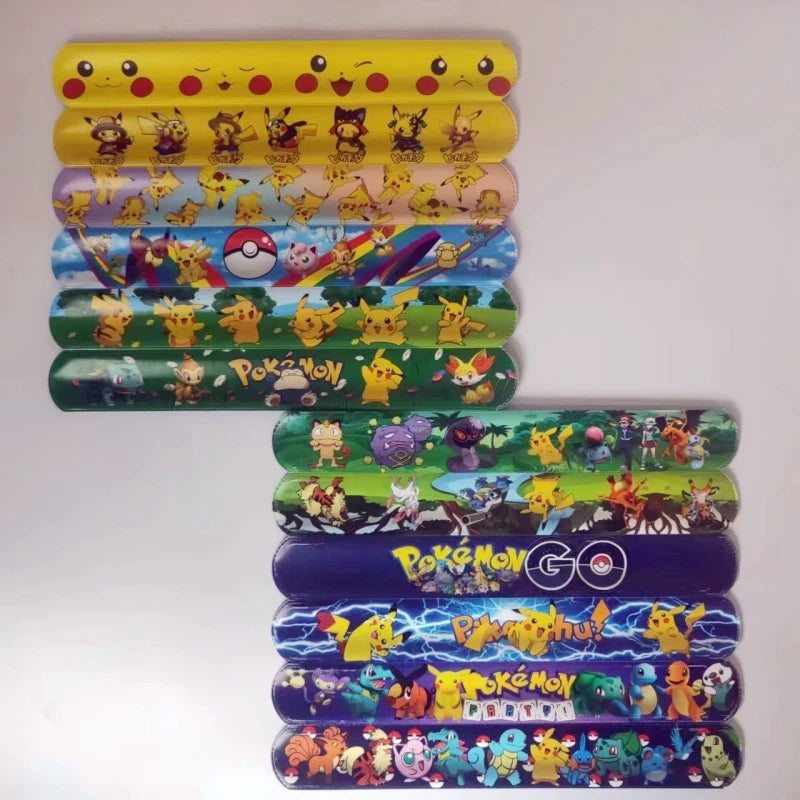 Cute Pokémon Pikachu Bracelet Wristbands – Variety of Anime Doll Characters