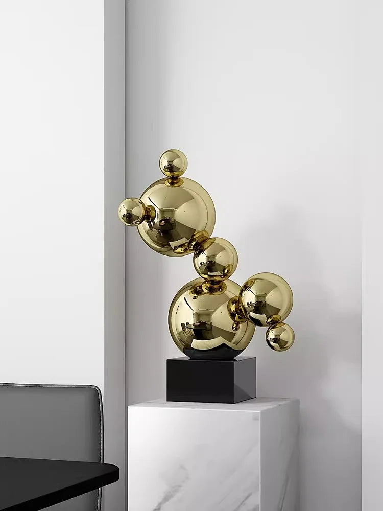 Stainless Steel Combination Ball Decoration for Home, Office, and Shop