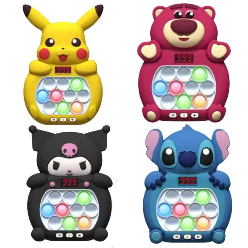 Kuromi Pop-Up Fidget Game: Electronic Light-Up Stress Relief Toy for All Ages