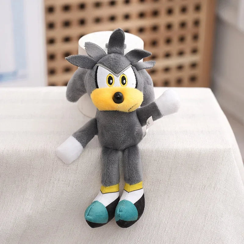 30cm Sonic Plush Toy – Cartoon Hedgehog Amy Rose, Knuckles, and Tails Soft Stuffed Dolls