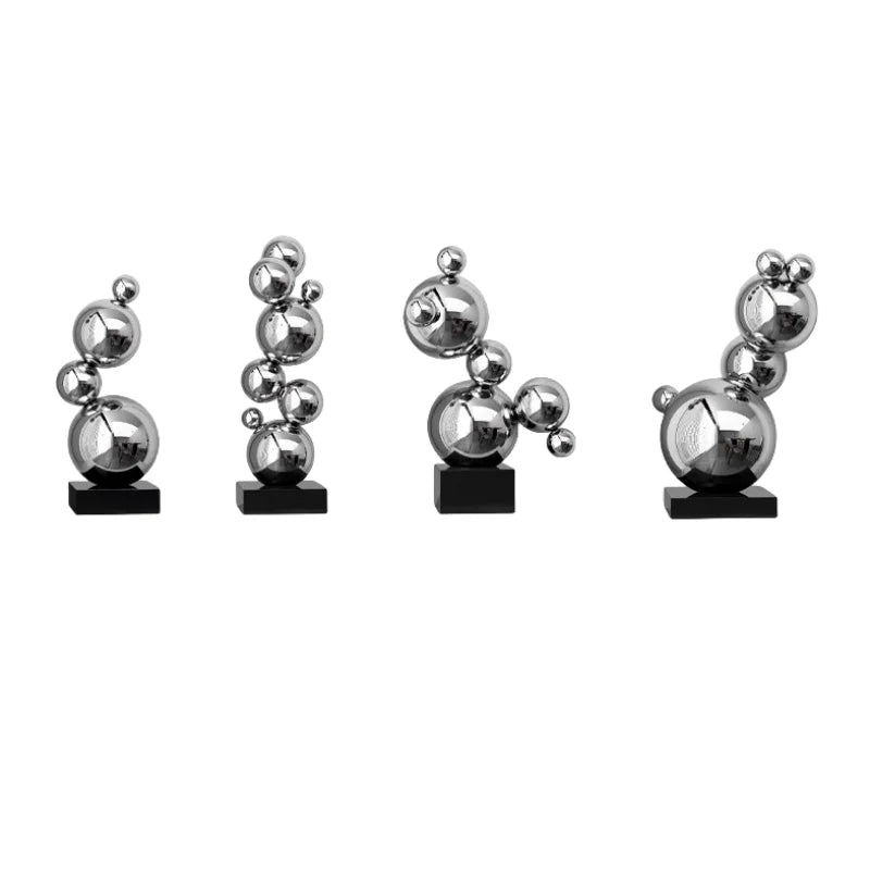 Stainless Steel Combination Ball Decoration for Home, Office, and Shop