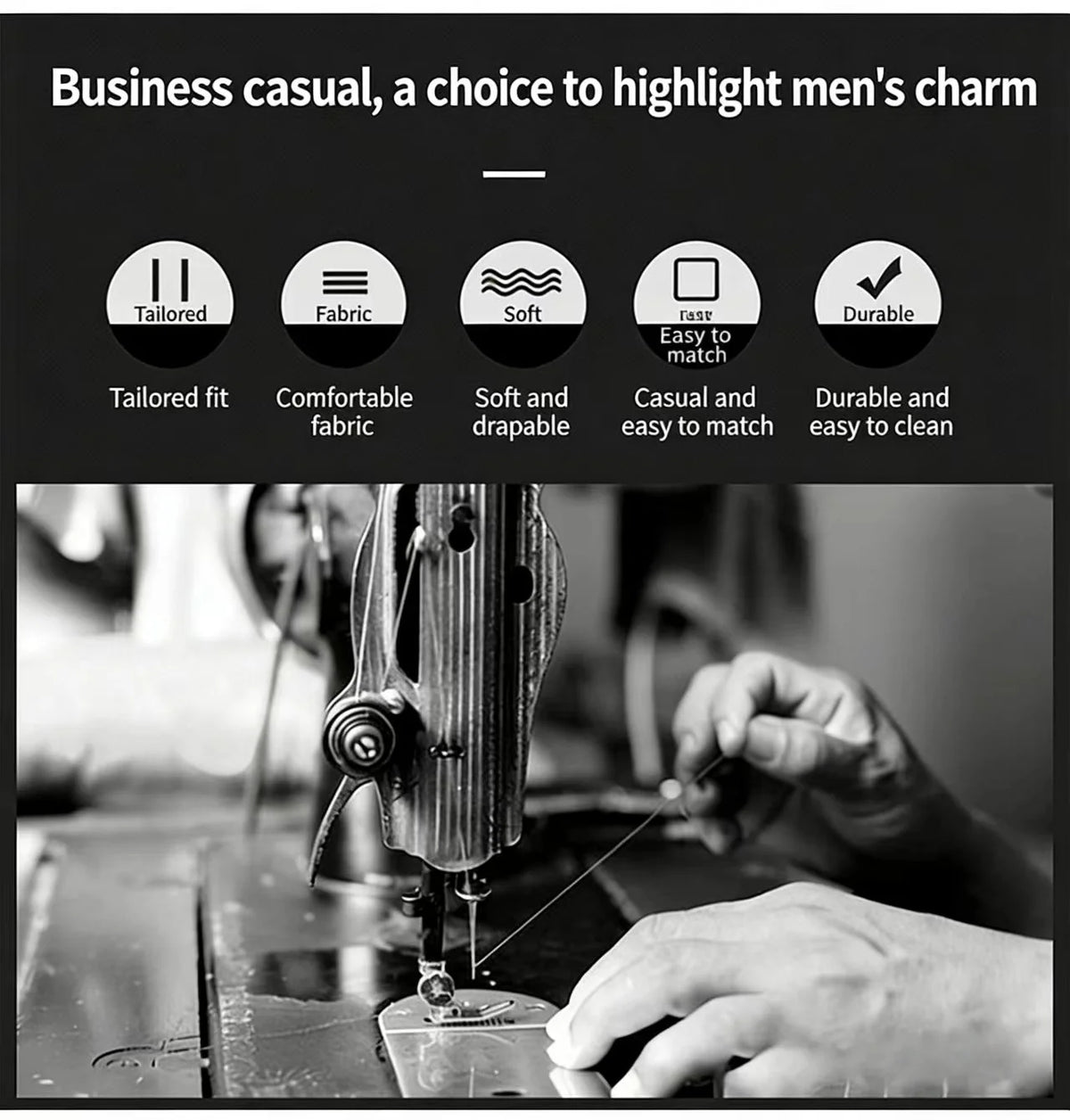 Men's Luxury Printed Polo Shirt, Breathable Short Sleeve Business Casual Tee, Premium Summer Fashion Top
