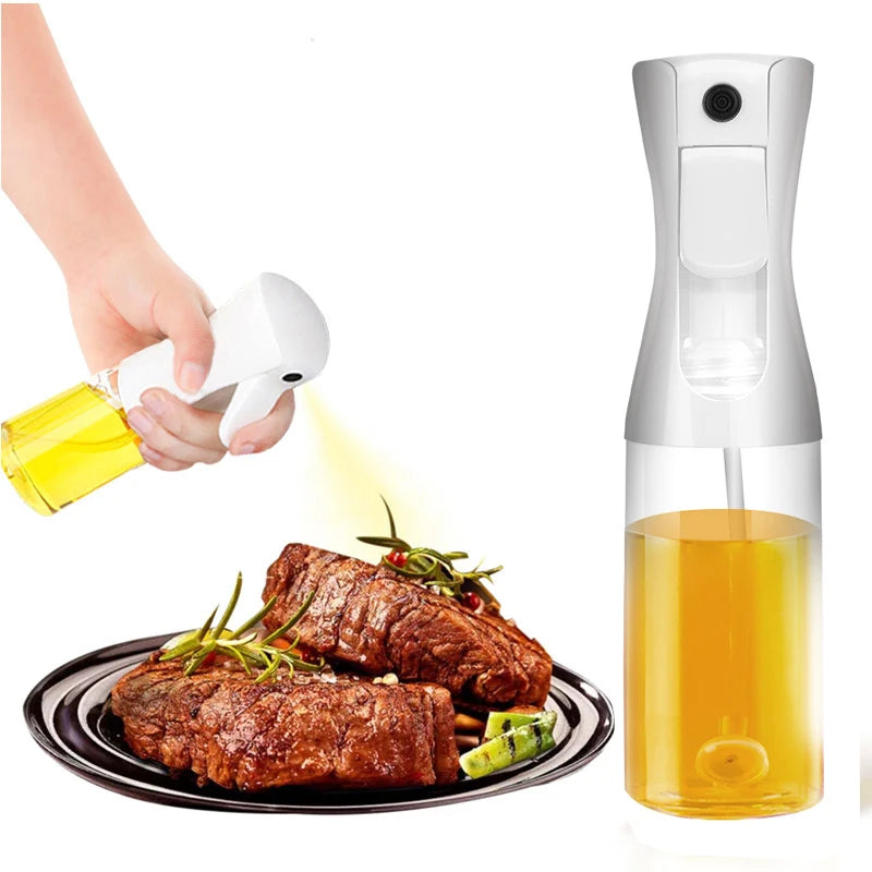 Oil Spray Bottle for Cooking: Olive Oil Sprayer for Camping, BBQ, Baking, Vinegar, and Soy Sauce – Available in 200ml and 300ml