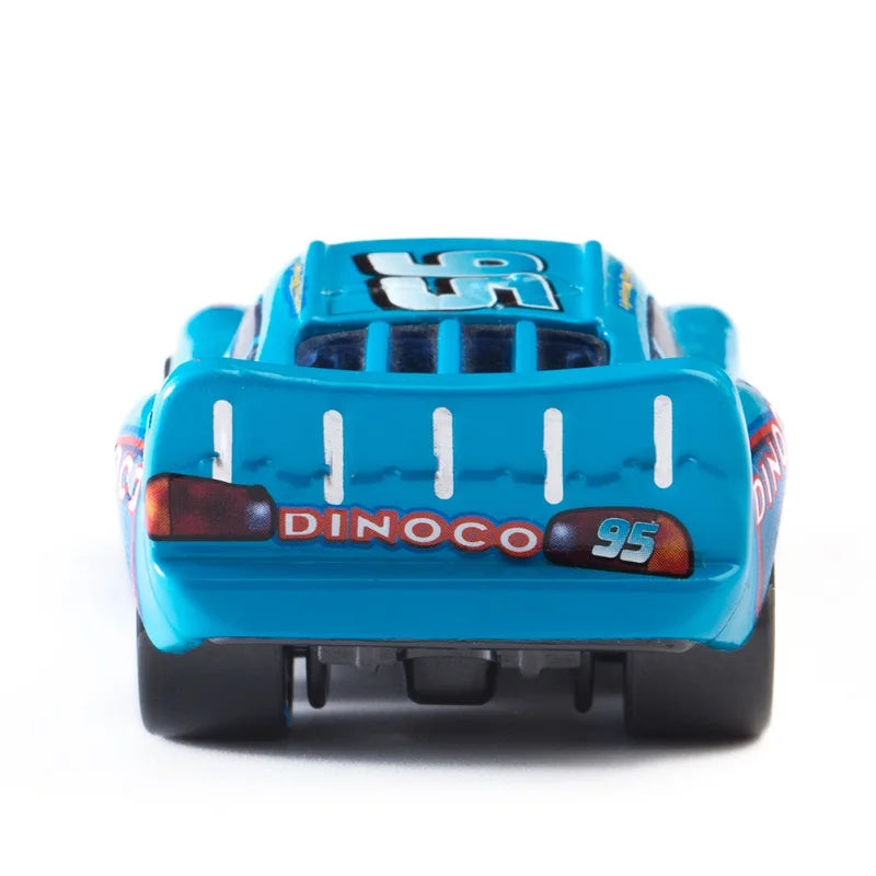 Disney Pixar Cars Lightning McQueen 1:55 Alloy Metal Model Car – Includes Mater and Sheriff