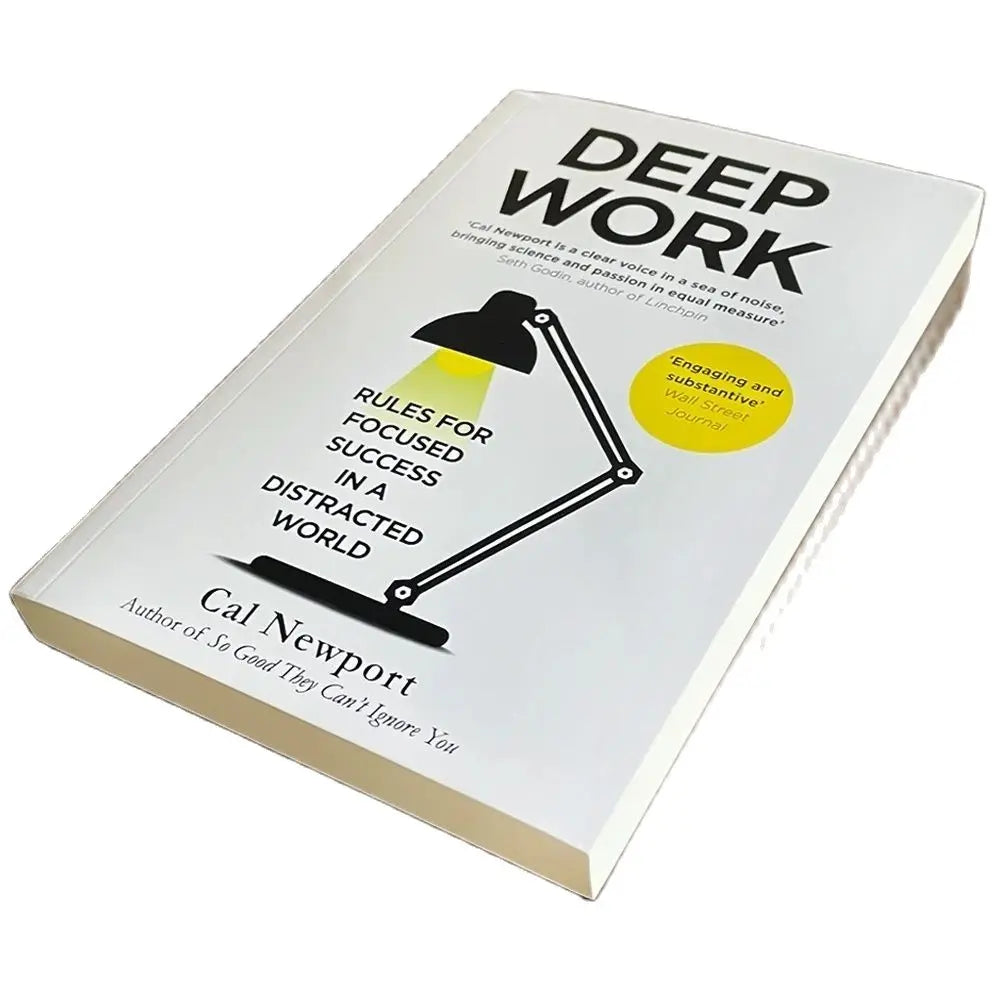 Deep Work English Book By Cal Newport Rules for Focused Success In A Distracted World Leadership &amp; Motivation Books for Adult