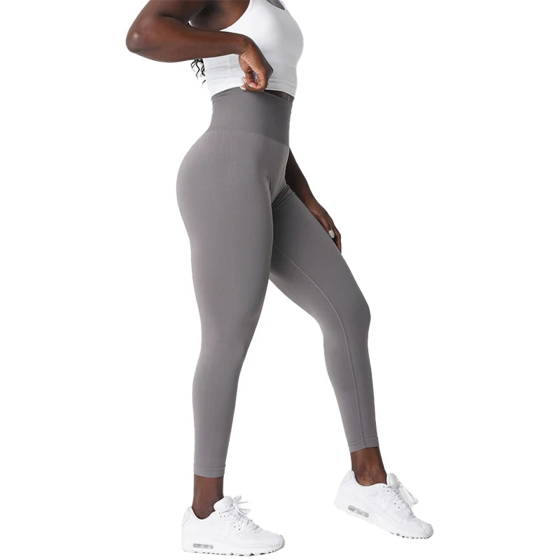 Women’s Seamless High-Waisted Leggings – Soft Spandex Yoga &amp; Gym Wear