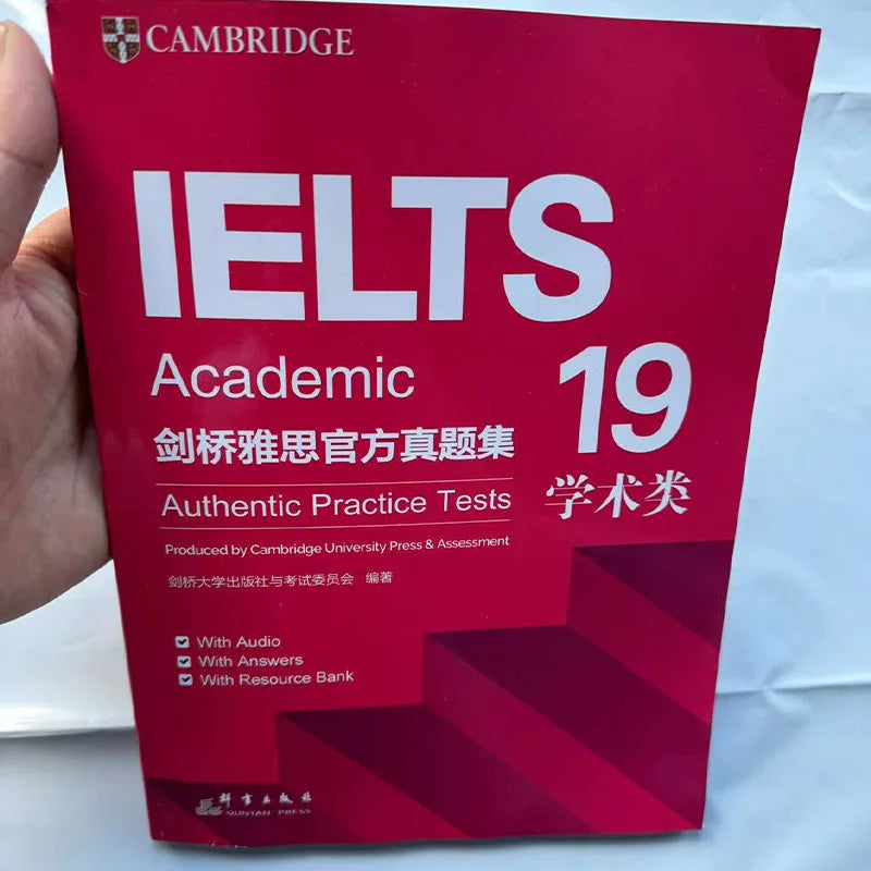 Cambridge English IELTS 19 Academic: Comprehensive Study Book and Workbook with Authentic Practice Tests for Speaking, Listening, Reading, and Writing