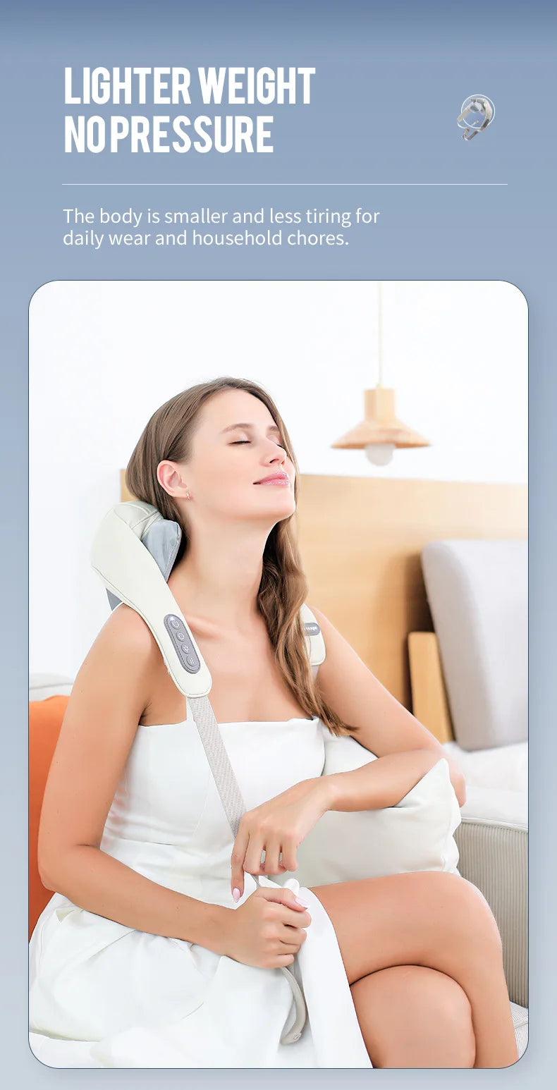 Wireless Neck And Back Massager - Relaxing Trapezius