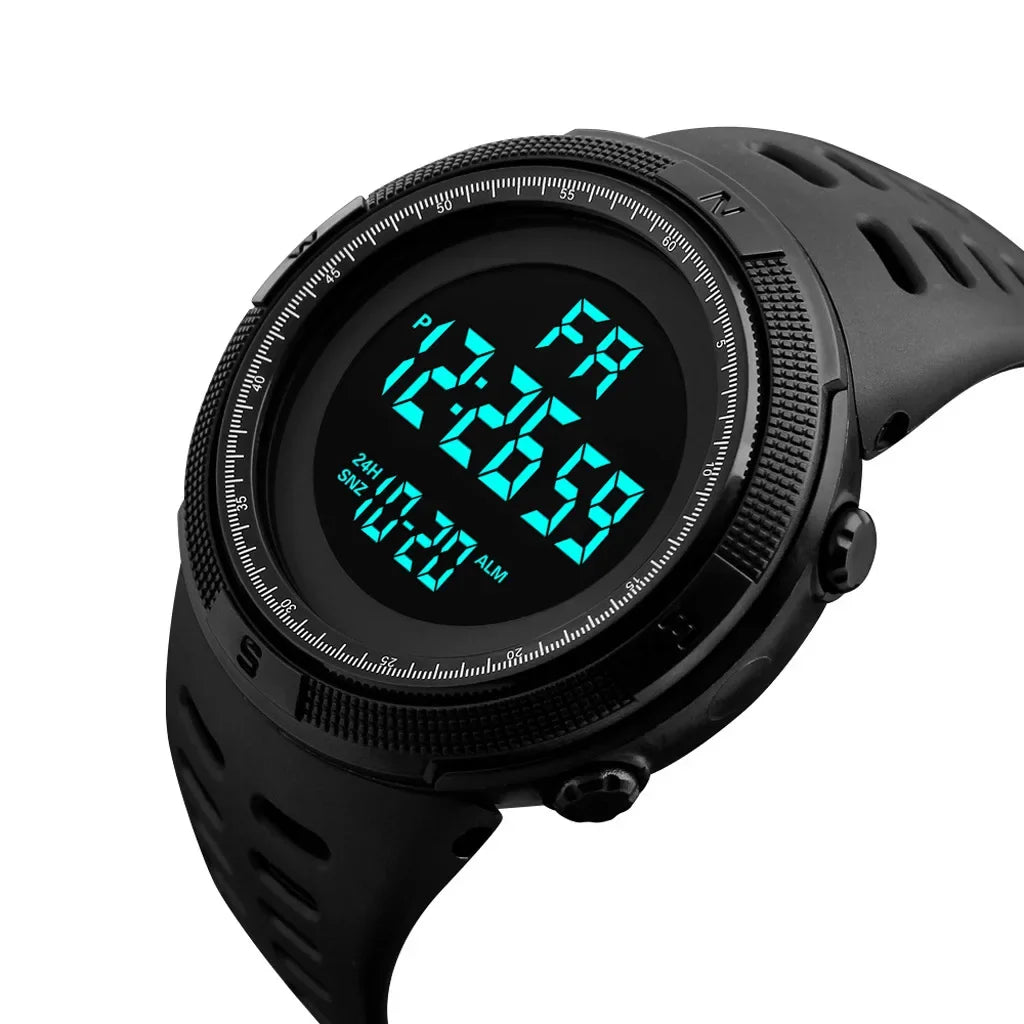 Military Sports Digital Watch – Multifunction Waterproof Wristwatch for Men and Students