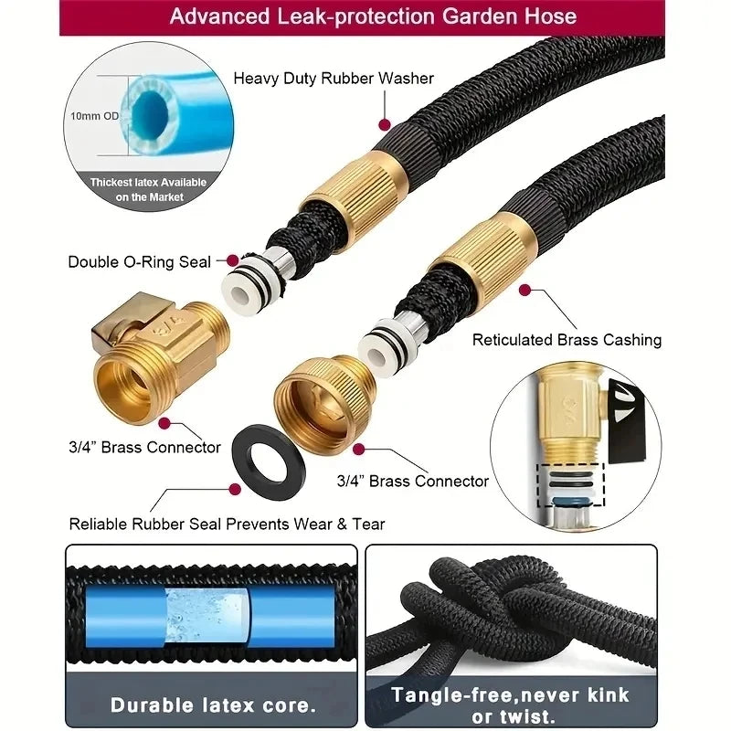 High-Pressure Garden Hose - Durable and Flexible for Efficient Watering