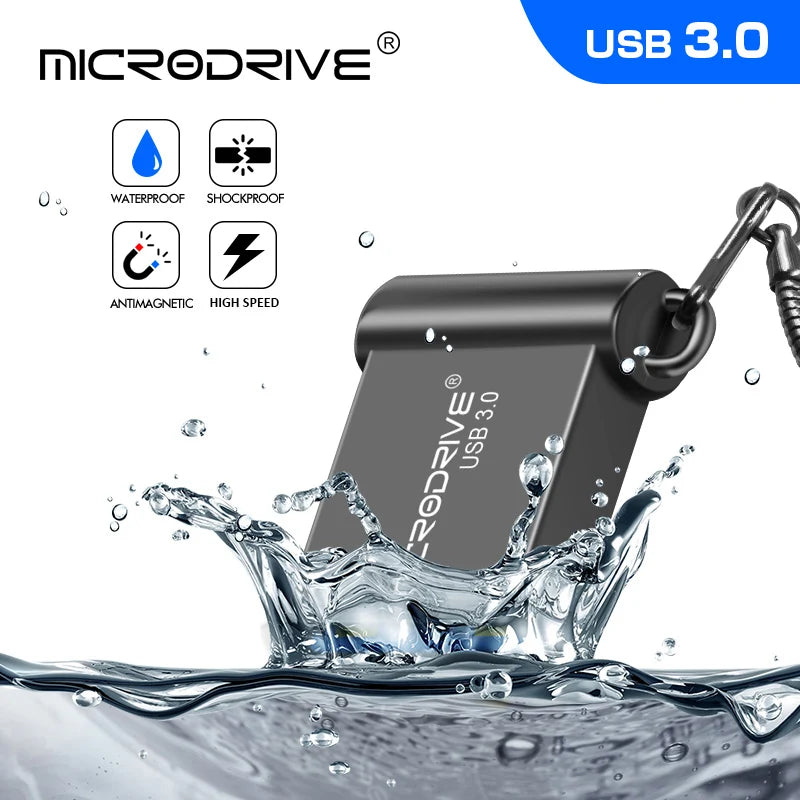 USB Flash Drive – High-Speed 3.0 Mini Pendrive, Available in 16GB, 32GB, 64GB, and 128GB for USB Storage