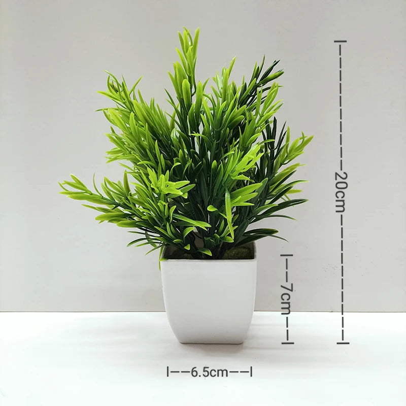 Artificial Plant Tree: Potted Fake Plant for Office and Home Decor