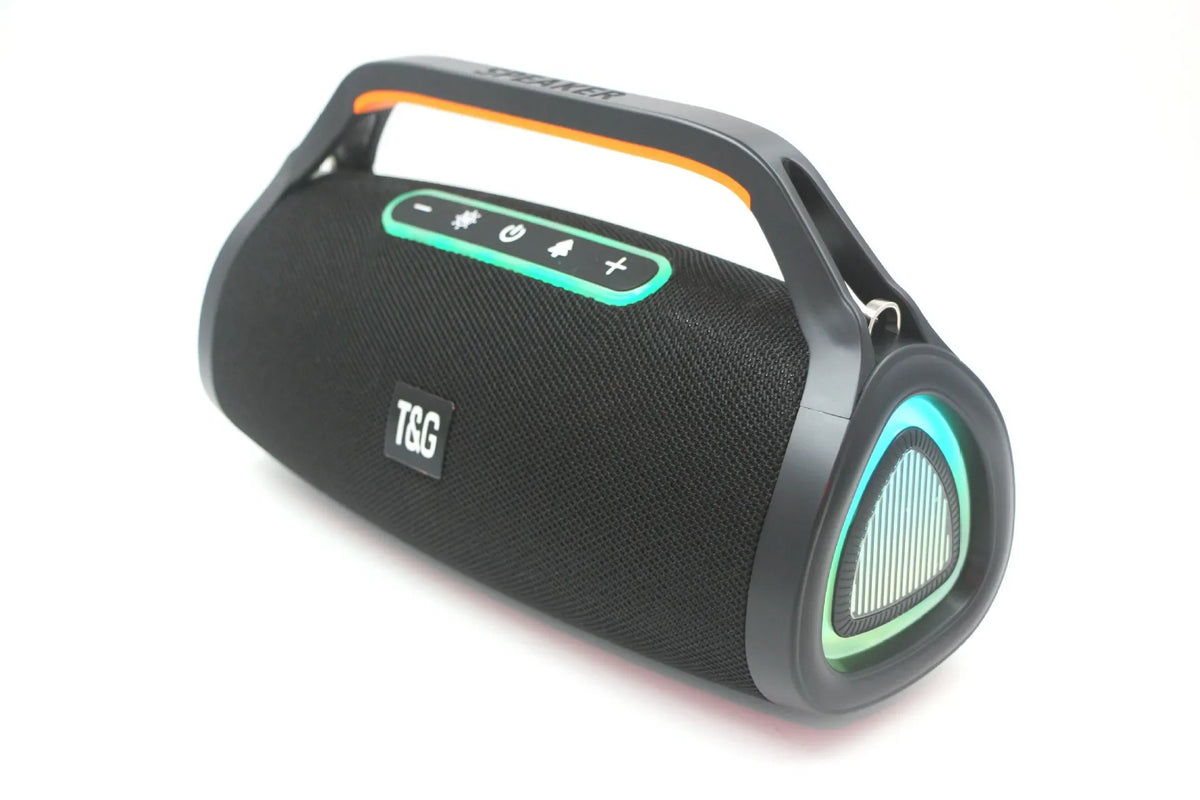 80W Portable Waterproof Bluetooth Speaker with 3D Surround and Subwoofer