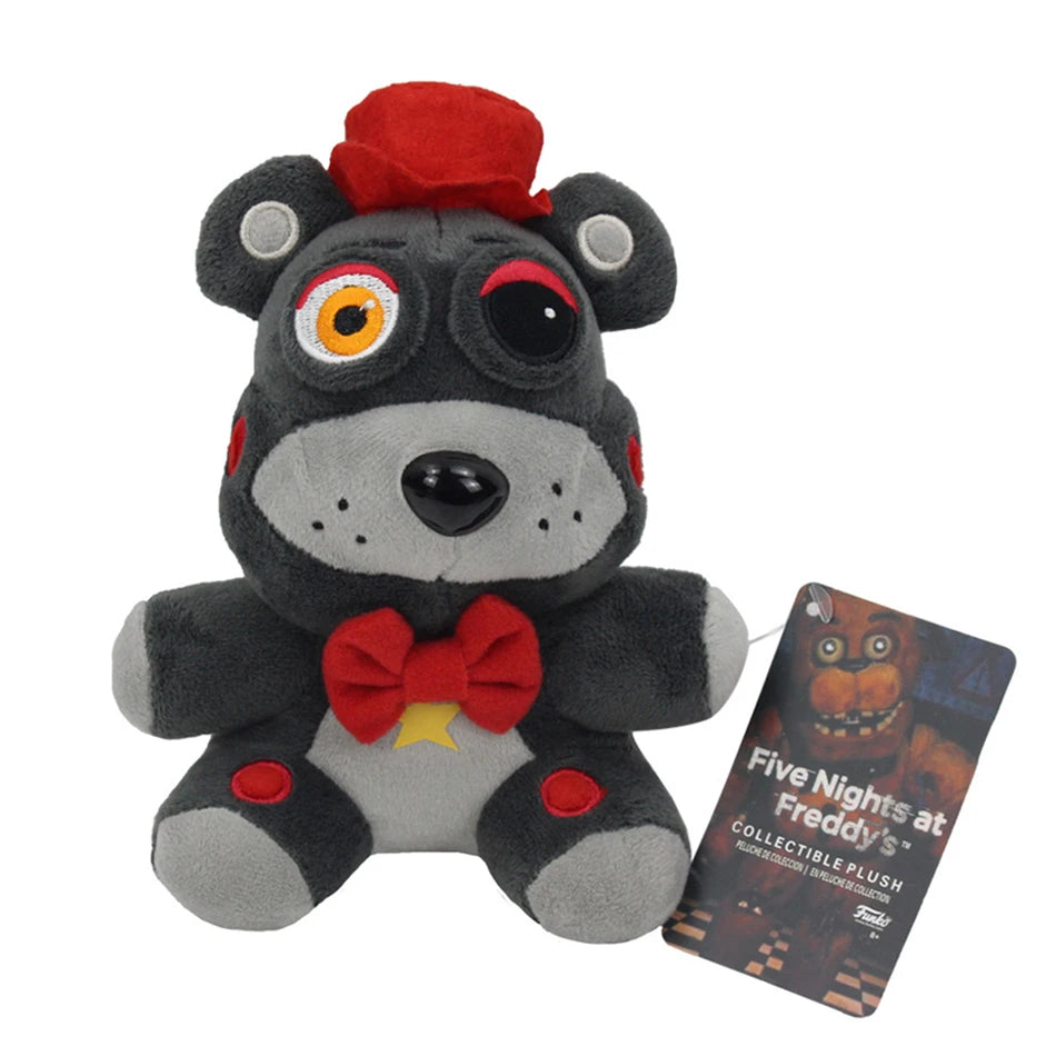 Five Nights at Freddy&#39;s Plush Toys – 18cm Cute Dolls of Bonnie, Foxy, and Freddy, Cartoon Stuffed Toys for Children’s Gifts