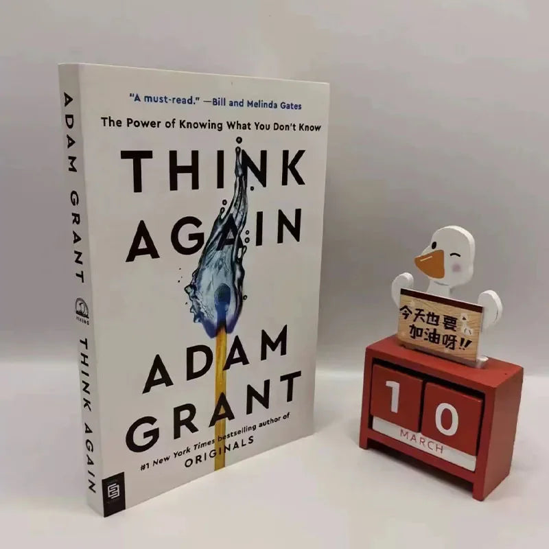 Think Again by Adam Grant: The Power of Knowing What You Don&#39;t Know – #1 Bestselling Book in English