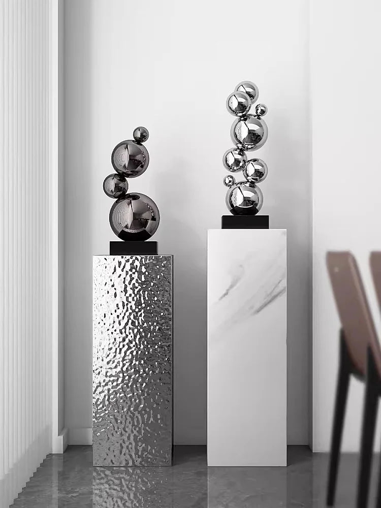 Stainless Steel Combination Ball Decoration for Home, Office, and Shop