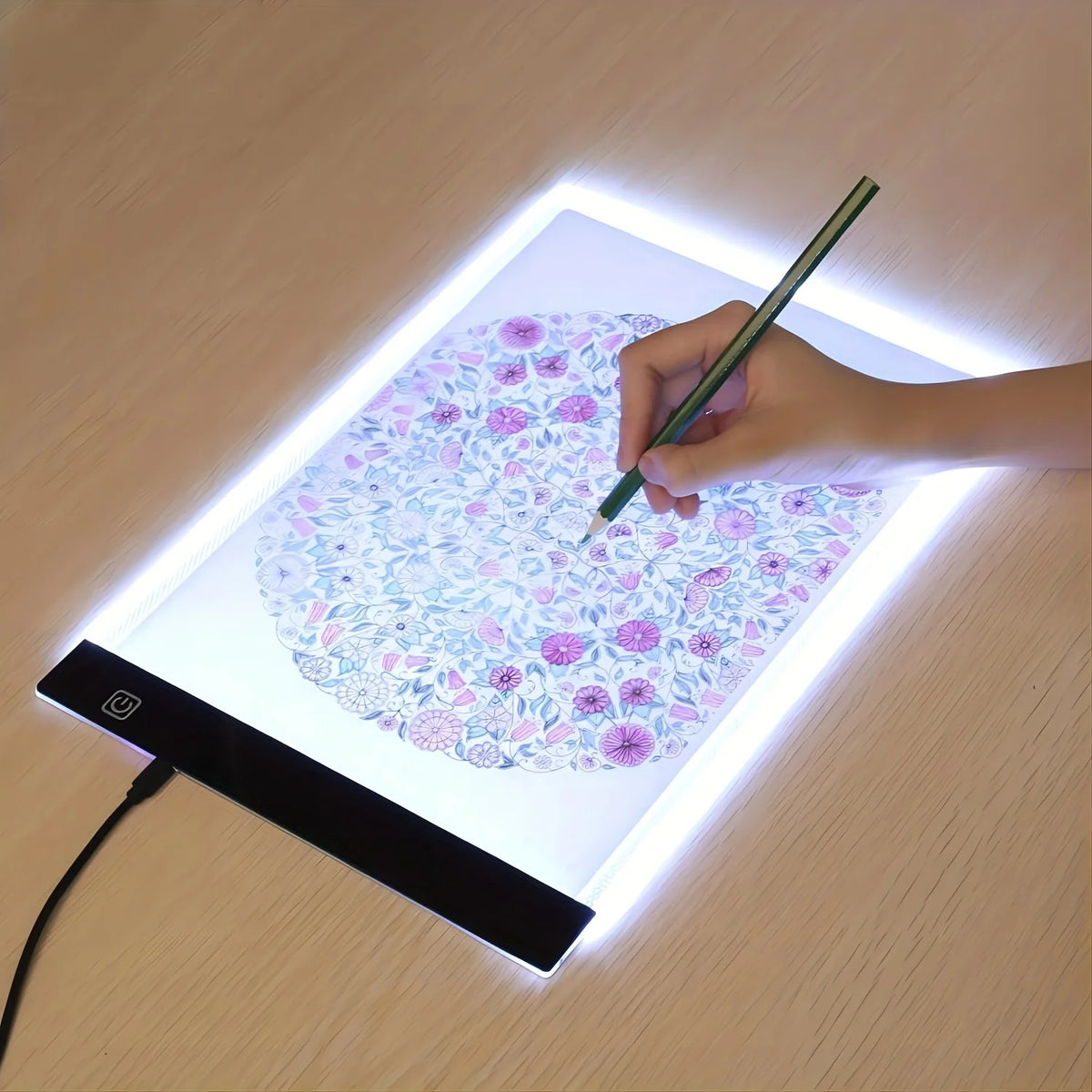 Dimmable LED Drawing Pad: Creative Educational Art Toy for Kids (A3/A4/A5 Sizes)