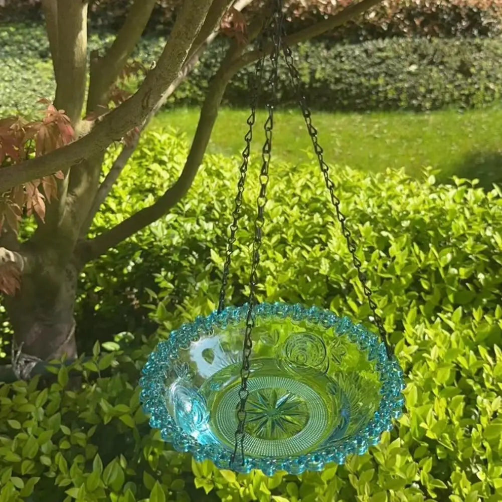 Outdoor Hanging Bird Feeder - Decorative Pendant for Garden and Courtyard