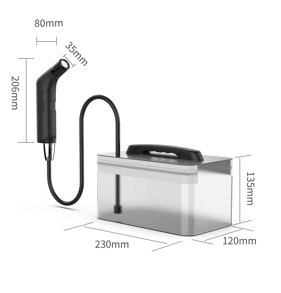 Wower Portable Electric Bidet: 2.3L Rechargeable Shattaf for Travel and Camping