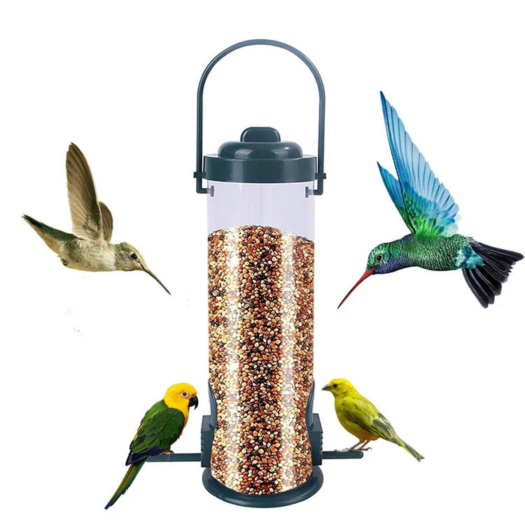 Outdoor Hanging Bird Feeder – Multi-Hole Food Dispenser for Small Birds