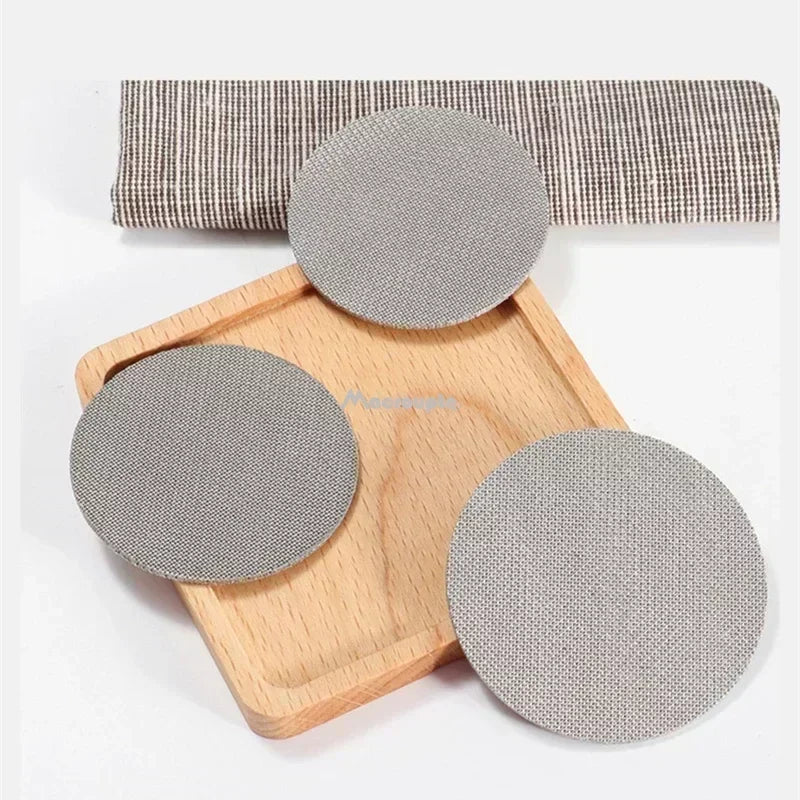 Reusable Coffee Filter Screen: Heat Resistant Mesh for 51/53/58mm Portafilters