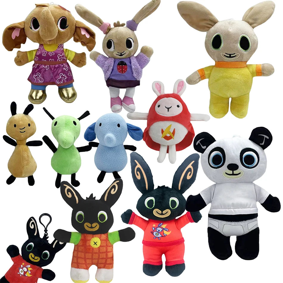 Bing Bunny Plush Toys: Meet Bing &amp; Friends Stuffed Animals for Kids’ Christmas Gift