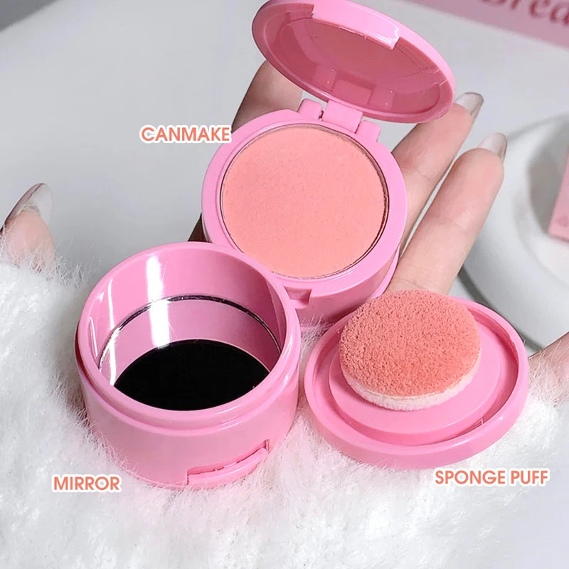 Gege Bear Bang Bang Soft Fog Powder Blusher - Matte Finish for Natural Lift &amp; Tender Makeup