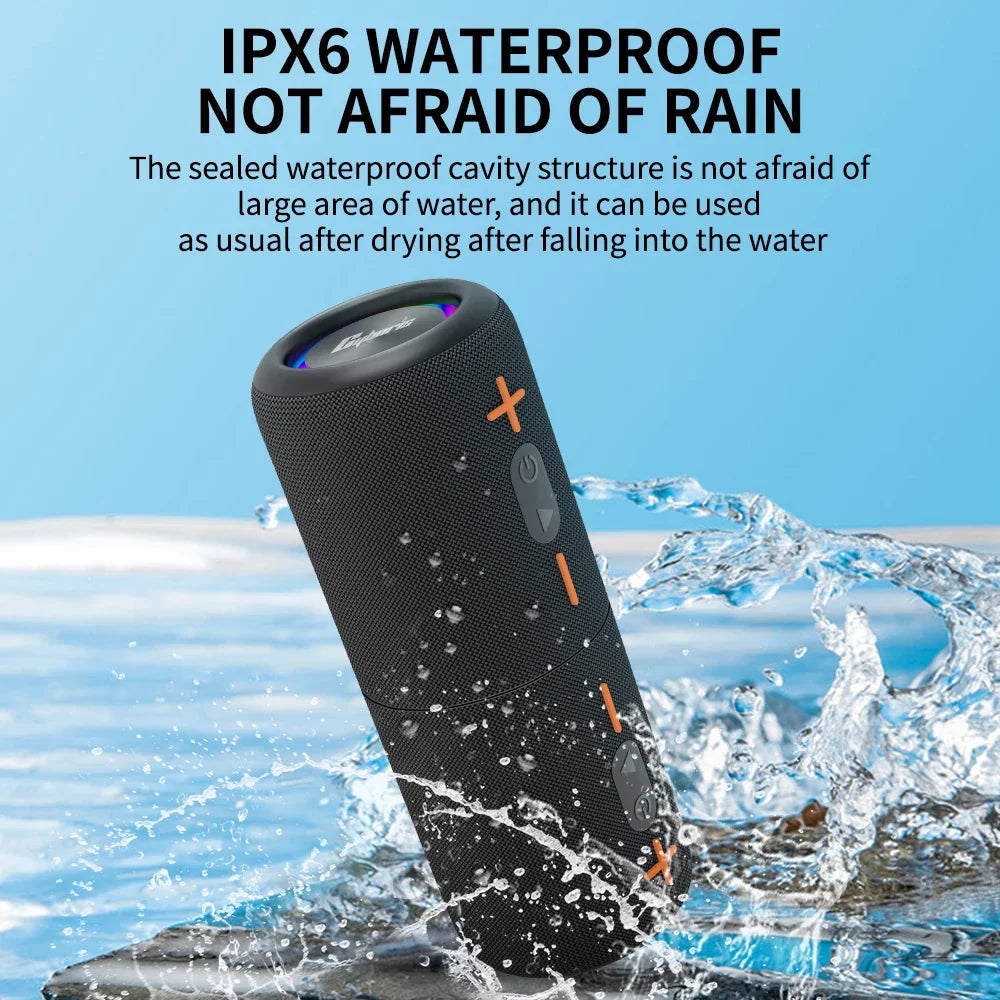 Wireless Bluetooth 2-in-1 Split Soundbox with Waterproof IPX6 and Subwoofer