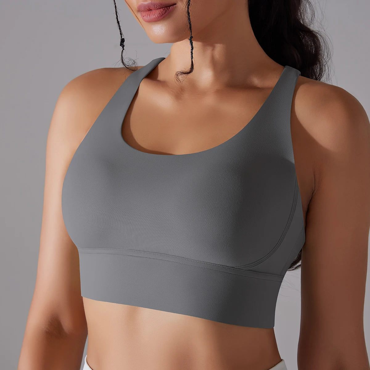 Women&#39;s Naked Feel Yoga Bra Tank: Fitness Camisole for Gym &amp; Workout