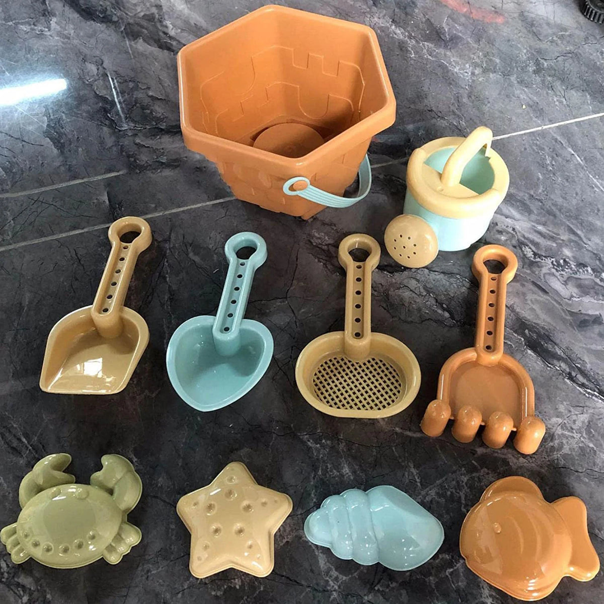 Kids Beach Sand &amp; Water Play Set – Colorful Buckets, Shovels, and Toys for Digging and Outdoor Fun
