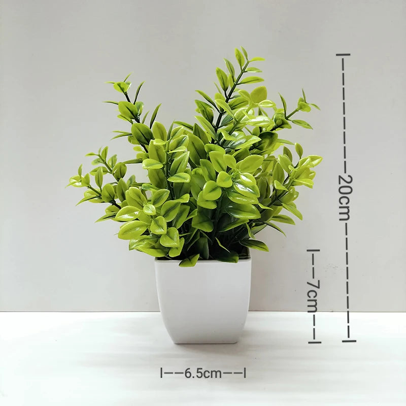 Artificial Plant Tree: Potted Fake Plant for Office and Home Decor