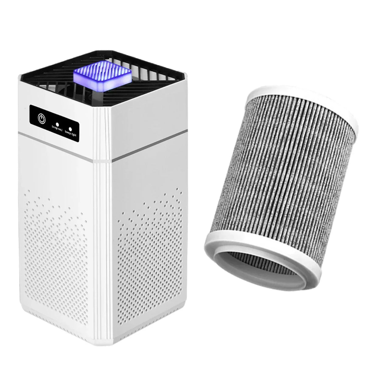 Smart Air Purifier - Negative Ion Generator with H12 HEPA Filter